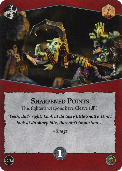 Sharpened Points